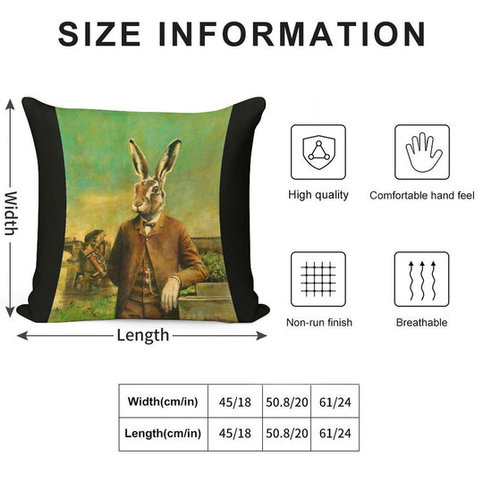 Hirsute Soft Durable Construction Throw Pillow