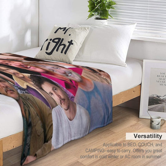 Pedro Pascal All-season Throw Blanket