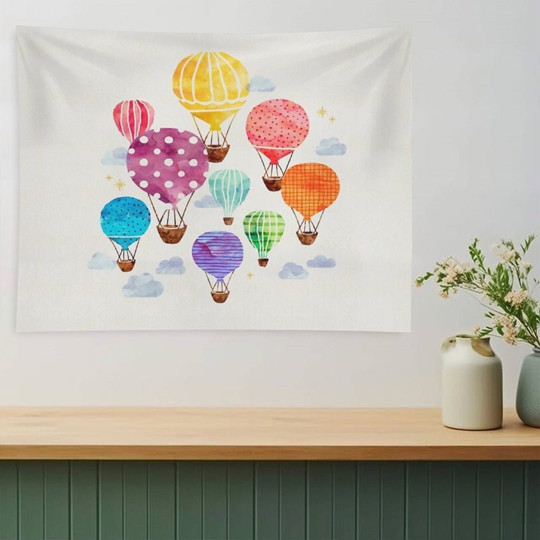 Hot Air Balloon Tapestry