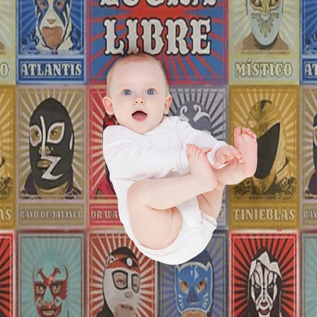 Lucha Libre Legends Lightweight Throw Blanket