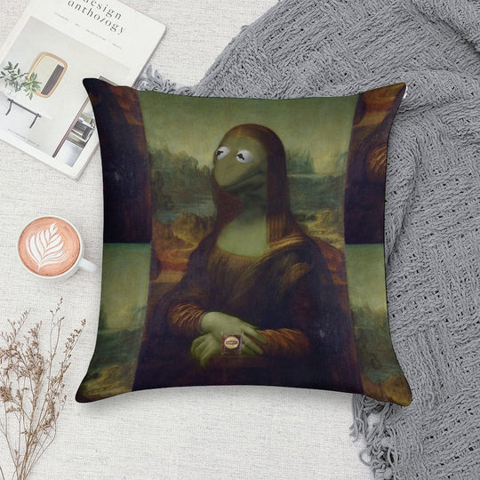 Mona Kermit Soft Style Accent Throw Pillow