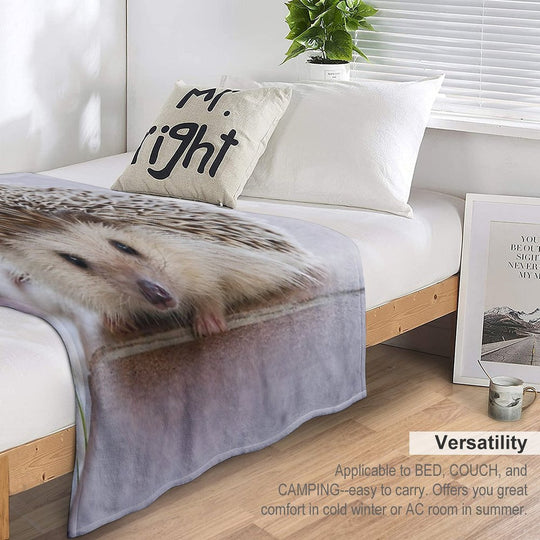 Hedgehog Comfort Throw Blanket