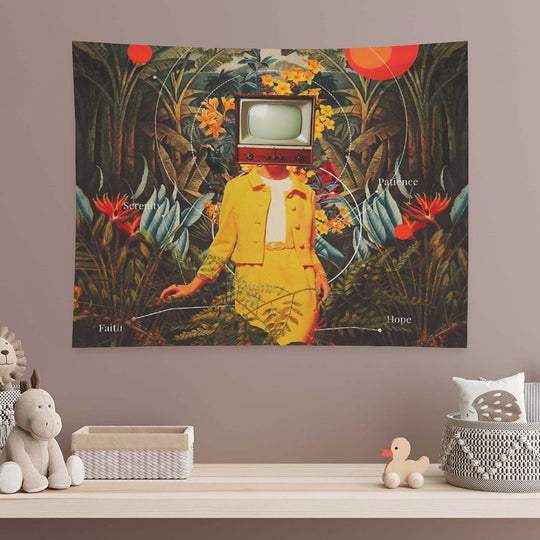 She Came from The Wilderness Tapestry