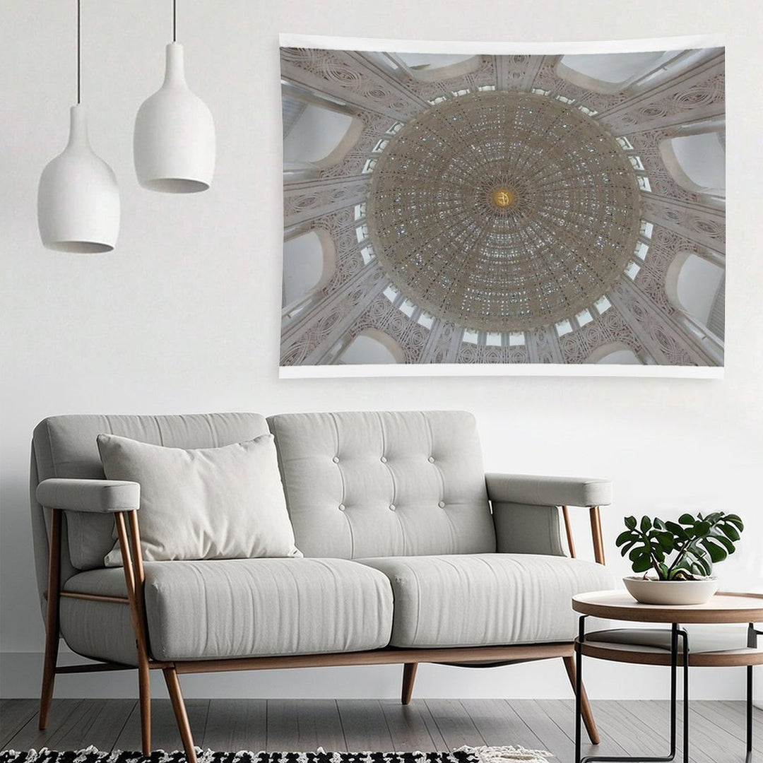 Baha'i Temple Dome Ceiling Tapestry