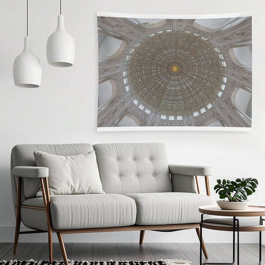 Baha'i Temple Dome Ceiling Tapestry