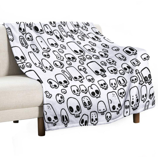 Mini Skulls Durable Throw Blanket