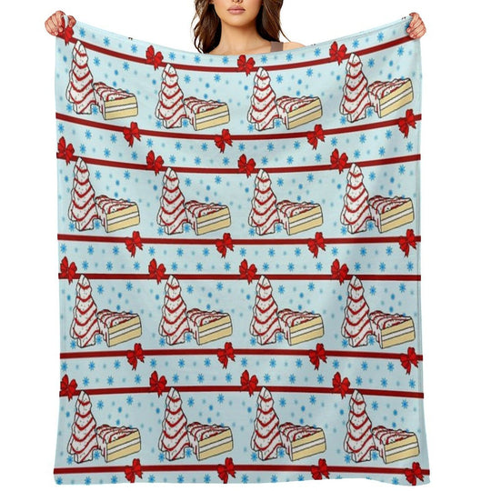 Little Debbie Christmas Cakes Compact Throw Blanket
