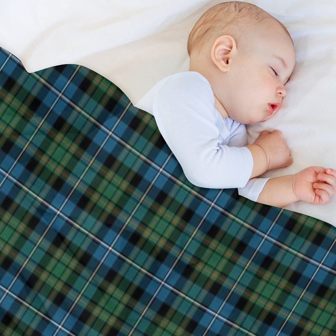 Clan MacRae Hunting Tartan Versatility Throw Blanket