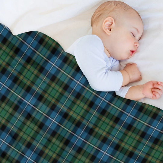 Clan MacRae Hunting Tartan Versatility Throw Blanket