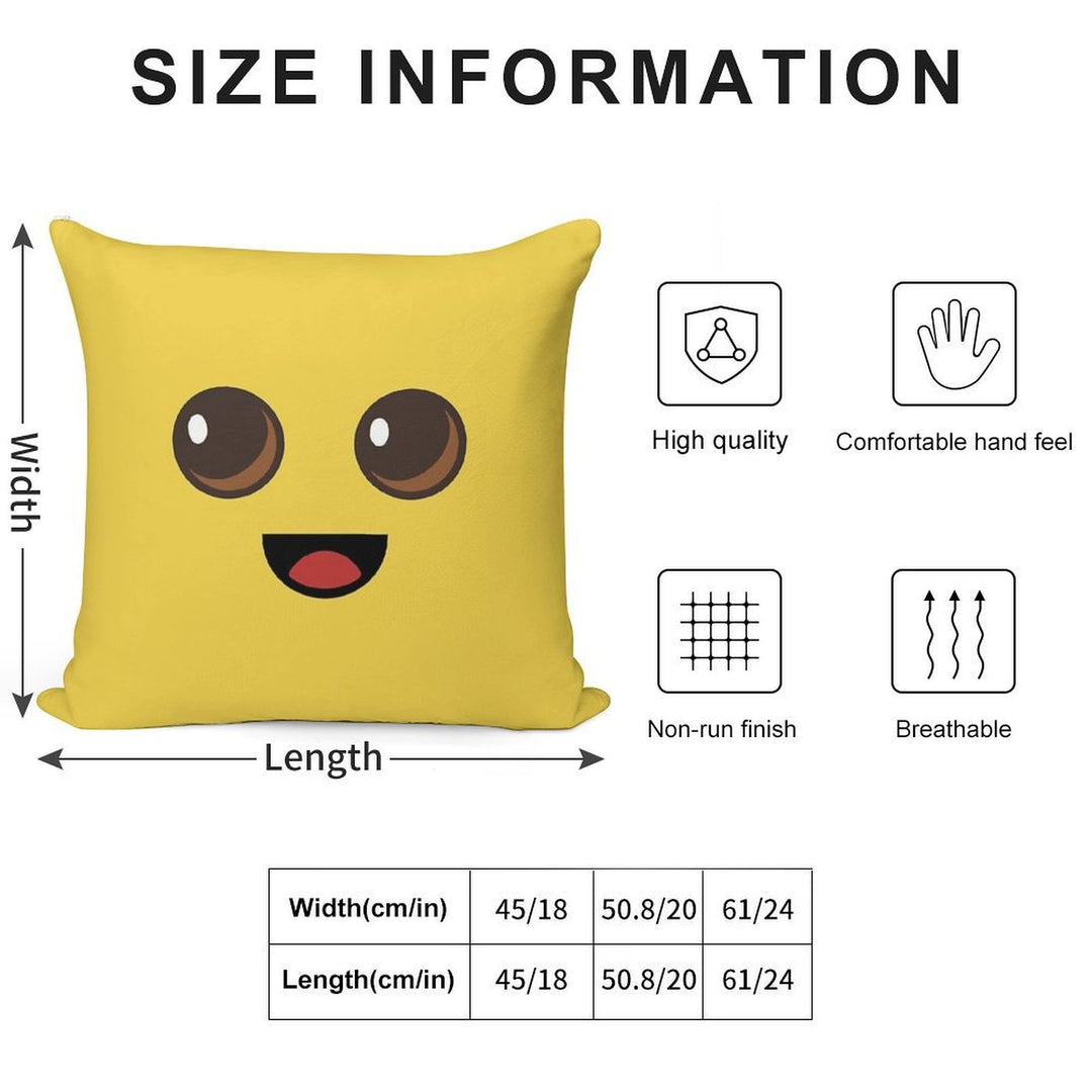 Peely Victory Royale Banana Soft Luxury Feel Throw Pillow