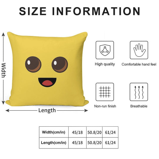 Peely Victory Royale Banana Soft Luxury Feel Throw Pillow