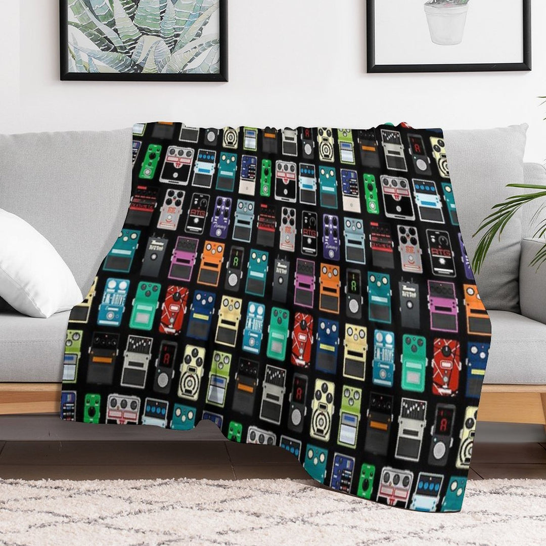 Pedal Board #2 Durable Throw Blanket