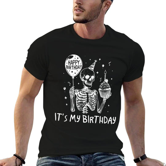 Halloween Skeleton Its My Birthday Costume Party  Versatile T-Shirt
