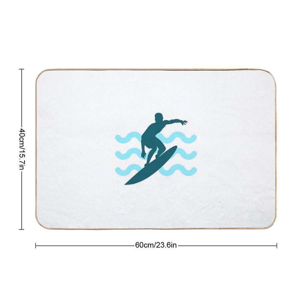 SURF LIFE - LIVING - LIVE - SURF LIVING  Fade-Resistant Bath Mat
