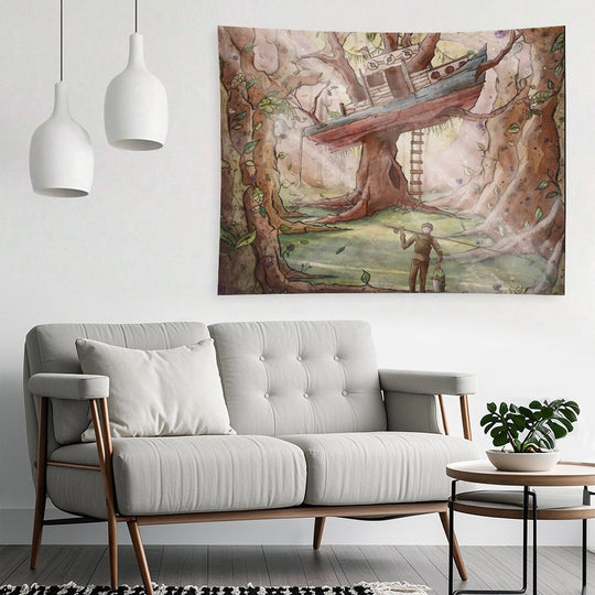 Fisherman of The Forest Tapestry