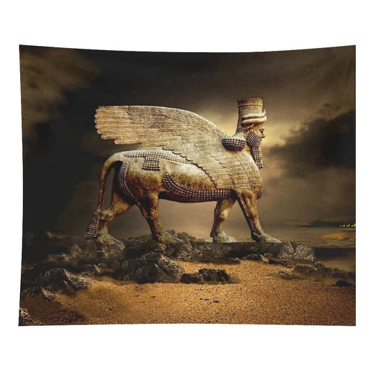 ASSYRIAN LAMASSU CLASSIC Tapestry