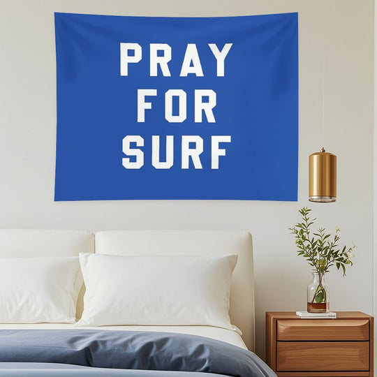 Pray for Surf - Blue Tapestry