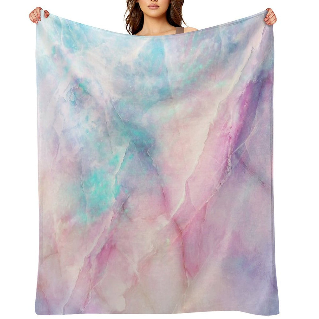 Iridescent Marble Premium Throw Blanket
