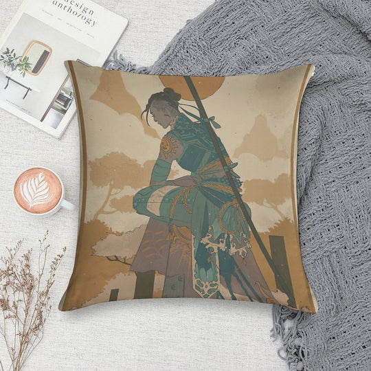 Beauregard 01 Soft Skin-Friendly Throw Pillow