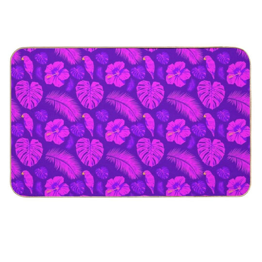 Pink And Purple Paradise  Long-Lasting Bath Mat