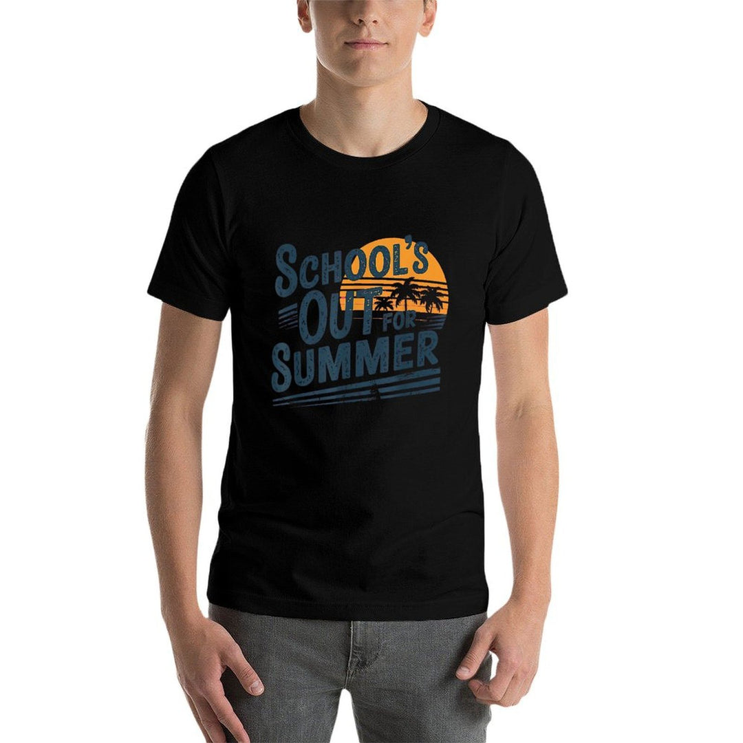 Schools Out For Summer Teacher Boy Kids Last Day of School  Stretchy T-Shirt