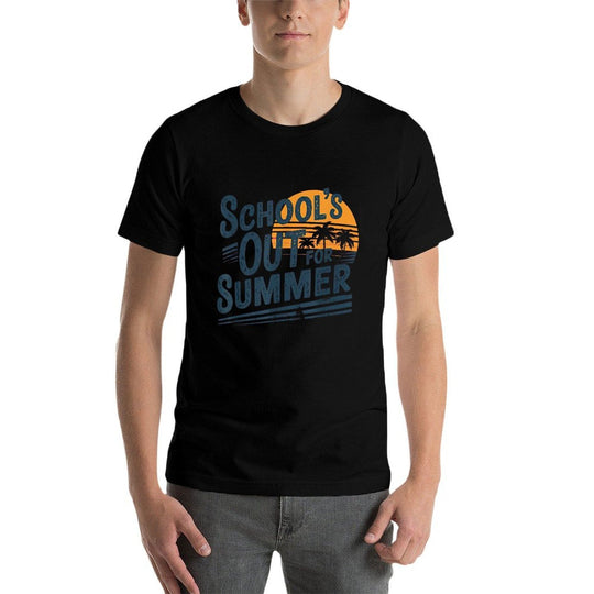 Schools Out For Summer Teacher Boy Kids Last Day of School  Stretchy T-Shirt