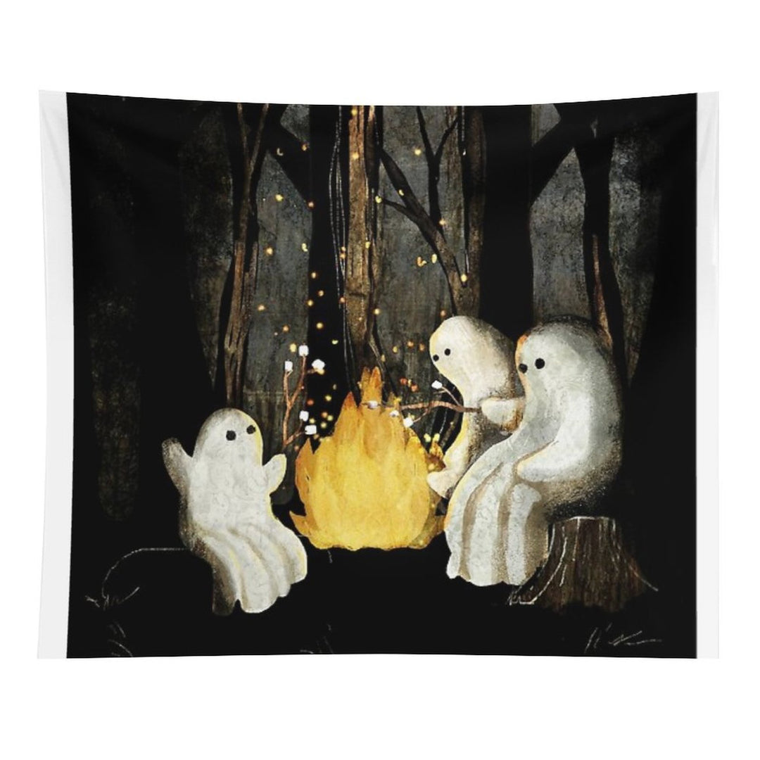Marshmallows And Ghost Stories Tapestry