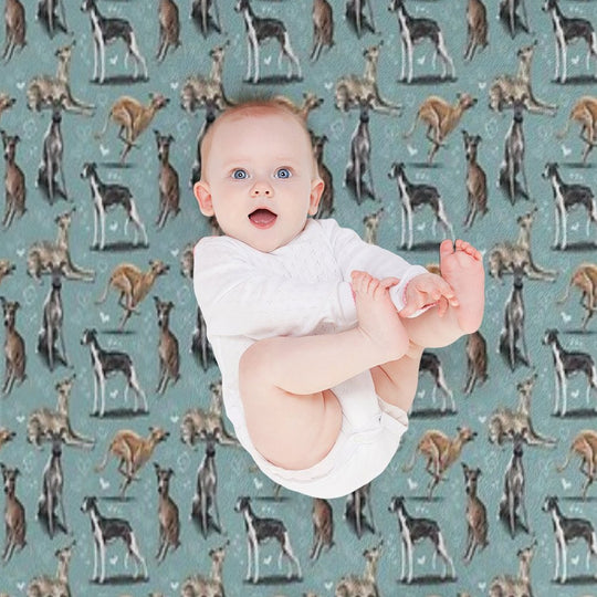 The Whippet Premium Throw Blanket