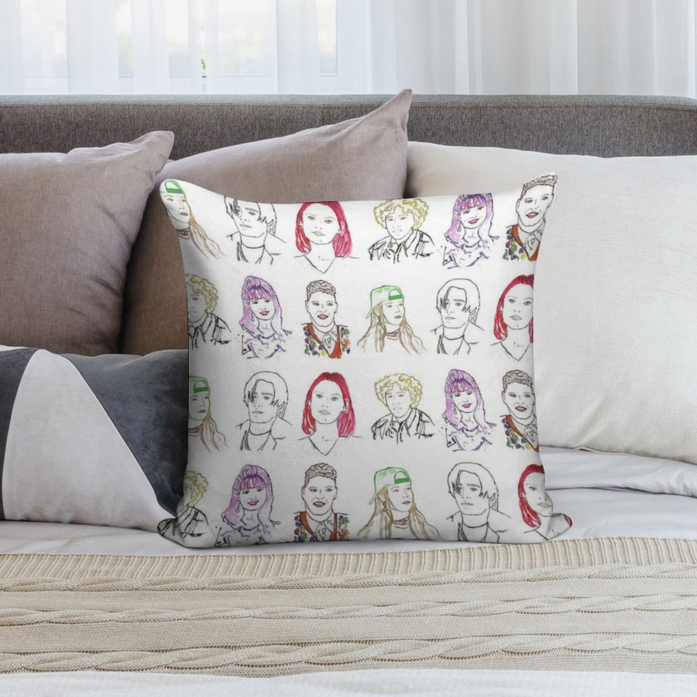 Cool Kids Soft Luxury Feel Throw Pillow