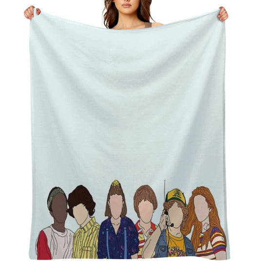 Stranger Things 3 Machine-washable Throw Blanket