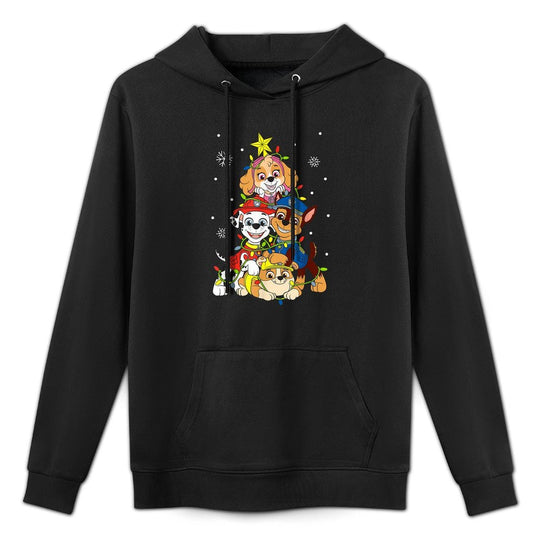 Paw Patrol Sky Chase Christmas Tree Unisex Design Hoodie