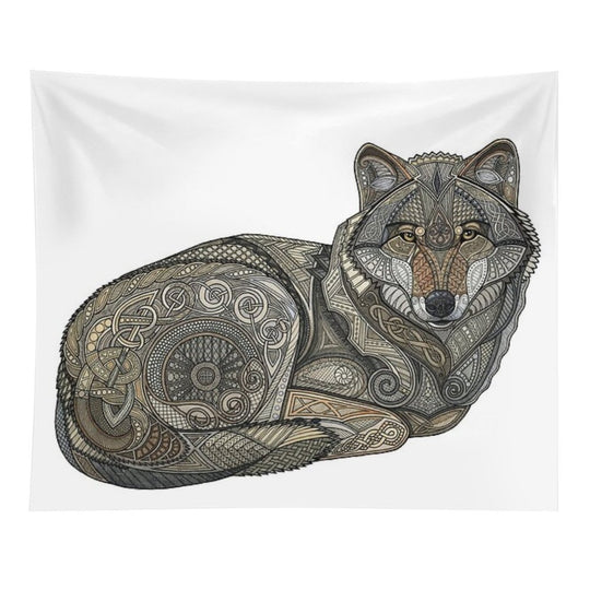 Norse Wolf Tapestry