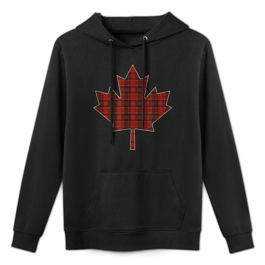 Canadian Plaid - Canada Maple Leaf Pride Durable Construction Hoodie