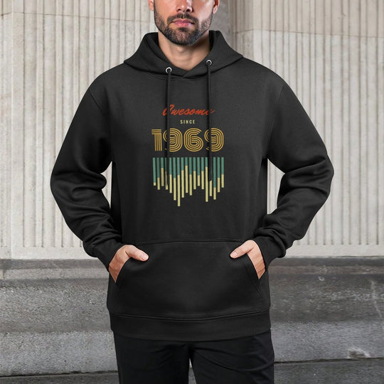 Awesome Since 1969 Fifty 50th Birthday Gag Joke Gift Idea Colorfast Hoodie