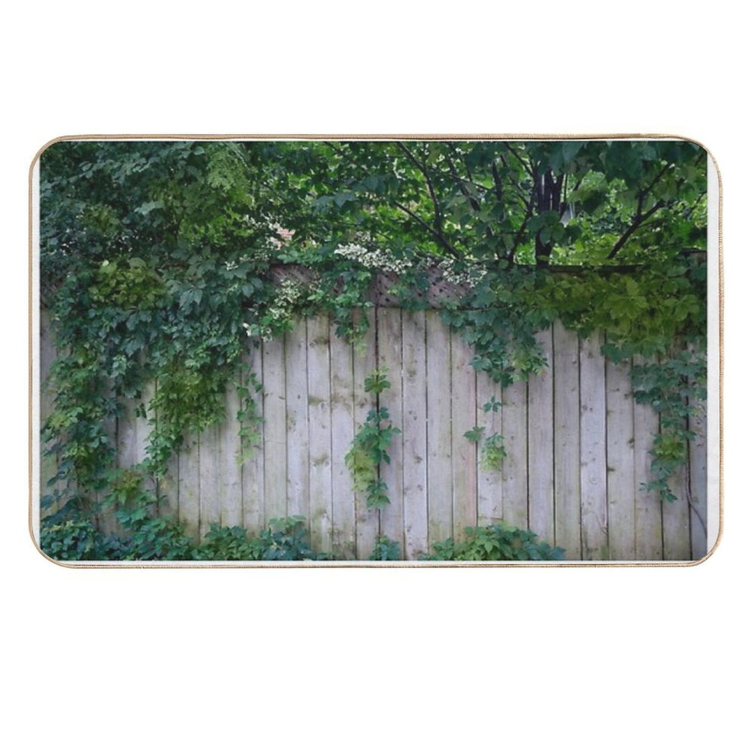 The Green Can Never Be Blocked  Stain-Proof Bath Mat