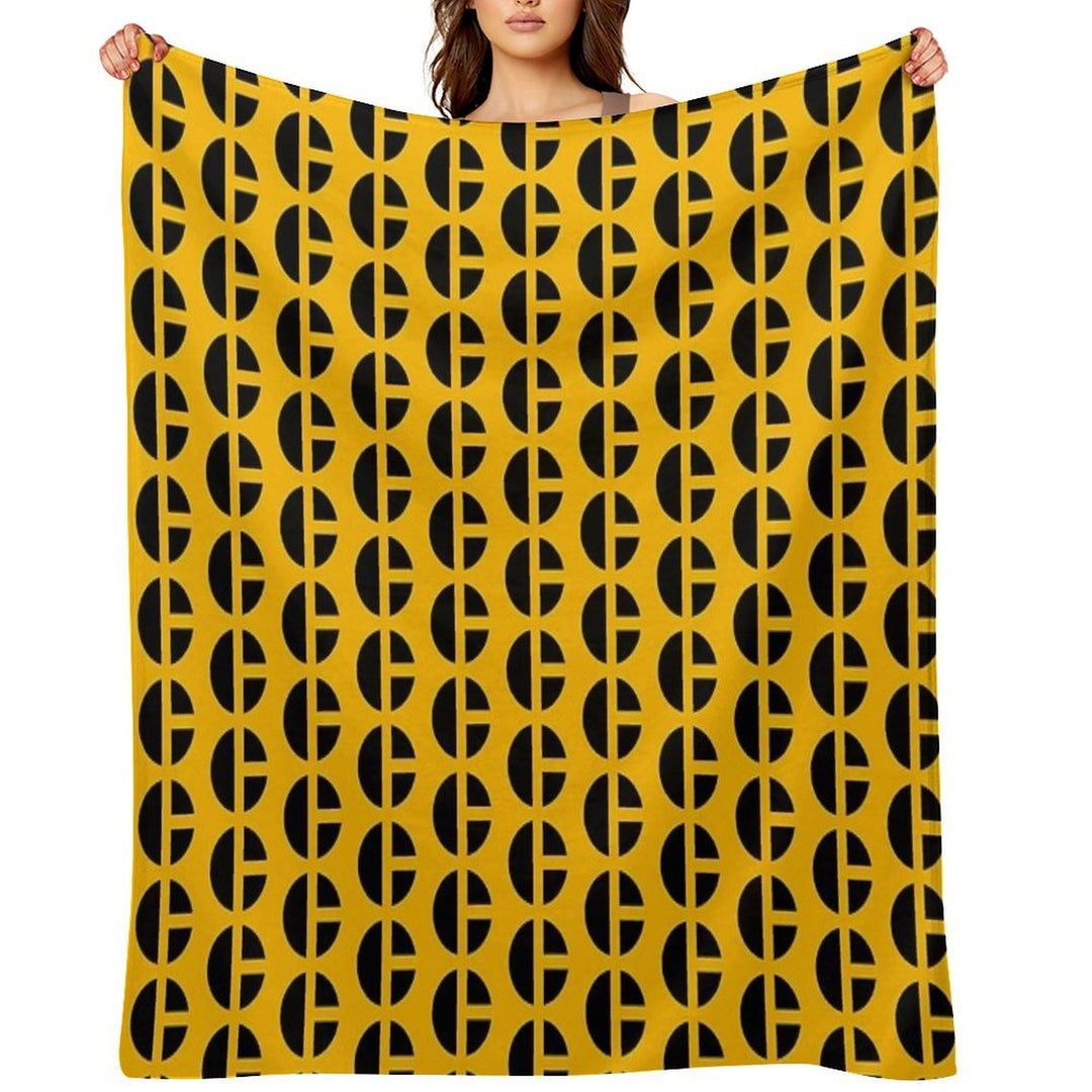 Caterpillar Logo - C Eco-conscious Throw Blanket