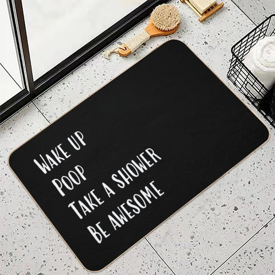 Funny Bath Mat  Absorbent Bath Mat