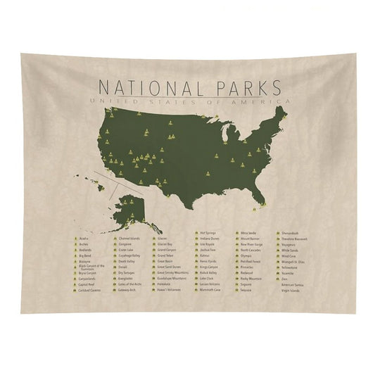US National Parks Tapestry