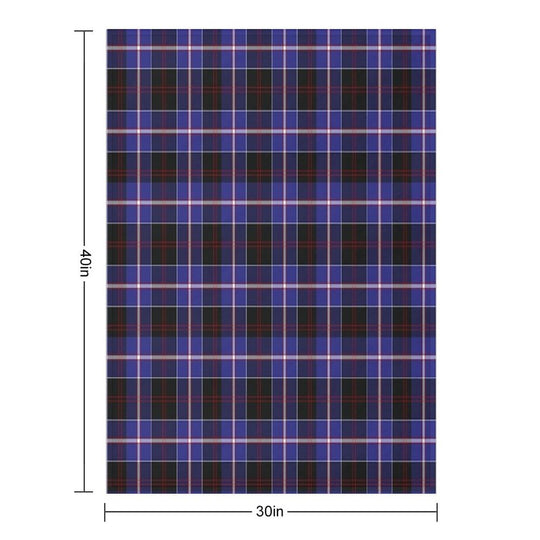 Clan Dunlop Tartan Versatility Throw Blanket