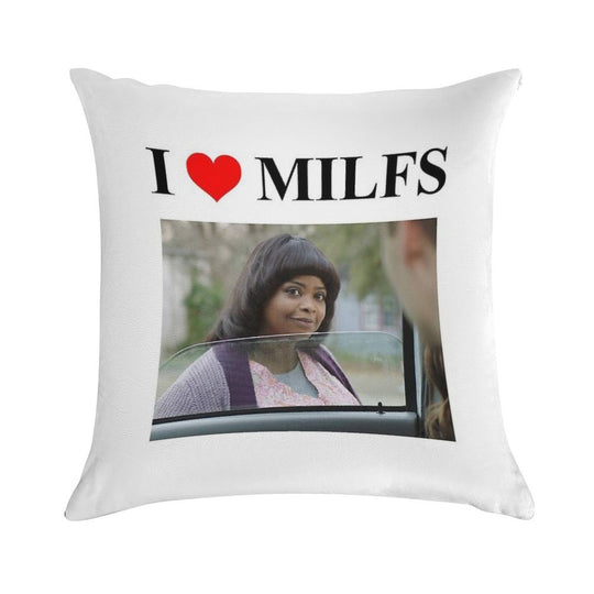 M(a)ILF Soft Home Decor Throw Pillow