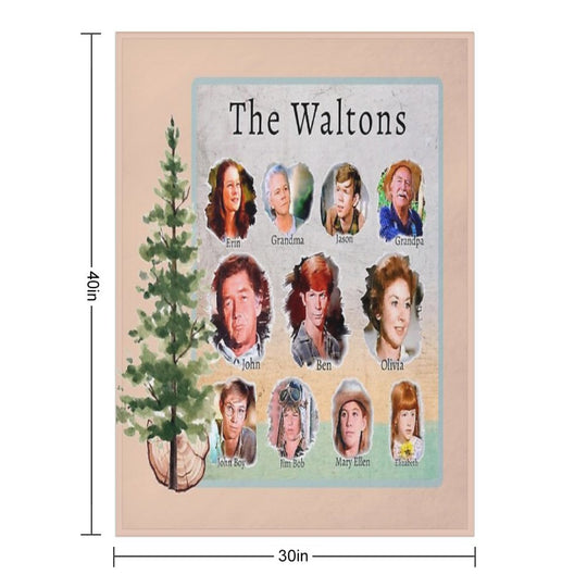 The Waltons TV Show Wrinkle-free Throw Blanket