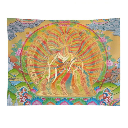 Dzogchen Rainbow Body Thangka Tapestry