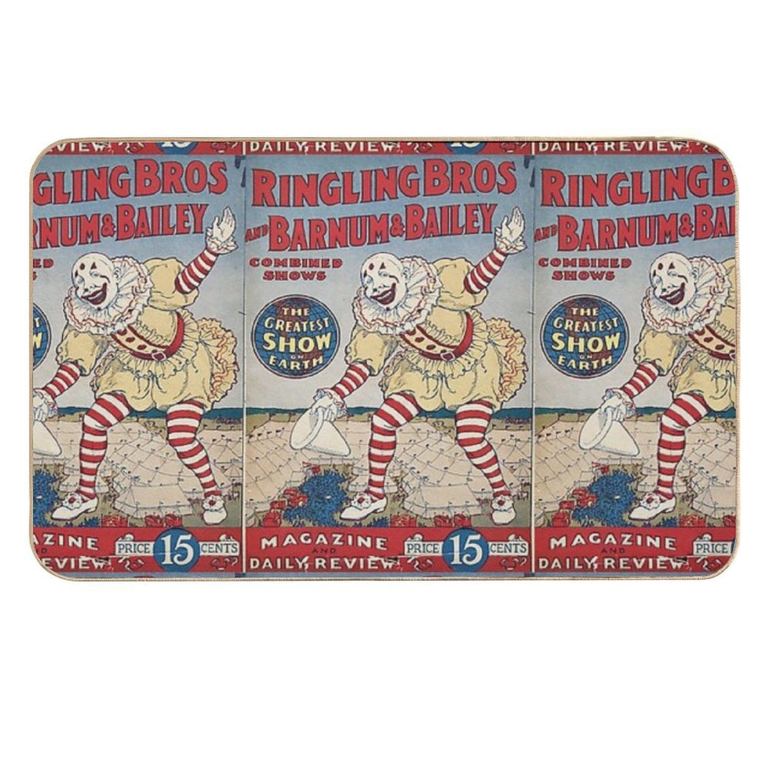 Ringling Brothers Barnum & Bailey The Greatest Show on Earth  Dirt-Trapping Bath Mat