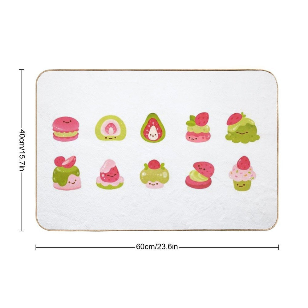 Strawberry Matcha  Anti-Trip Bath Mat