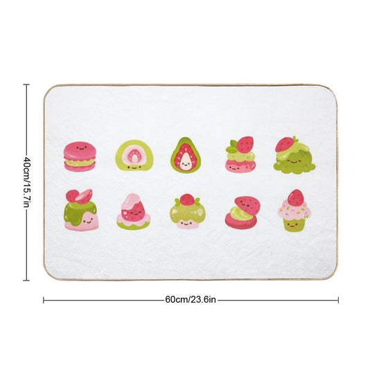 Strawberry Matcha  Anti-Trip Bath Mat