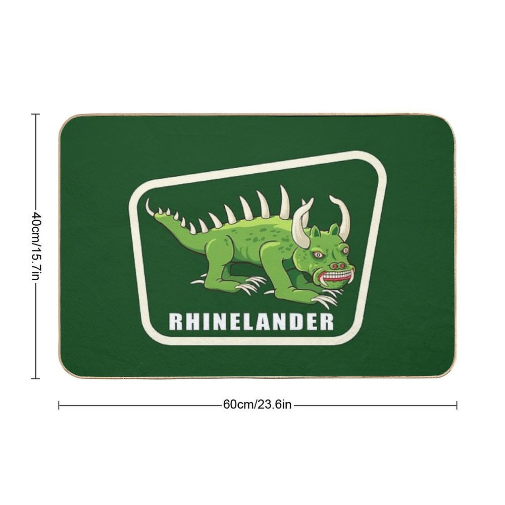 Hodag Green Terror of The Northwoods  Easy Maintenance Bath Mat
