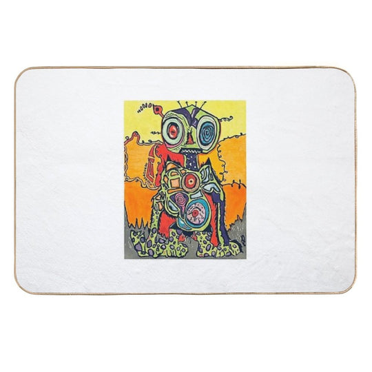 Alien Carnival Durable Bath Mat