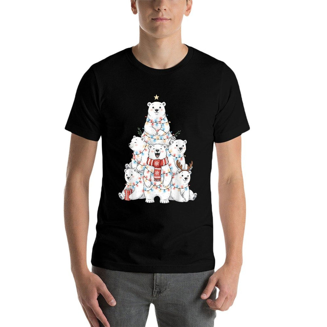 Polar Bear Christmas Tree Xmas Pajamas  Odor-resistant T-Shirt