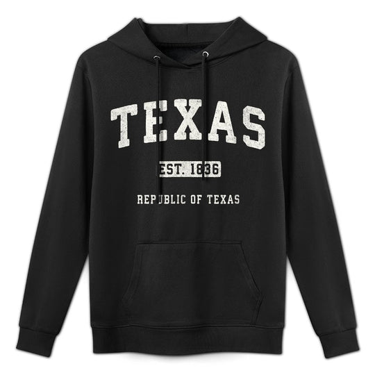 Texas Vintage Sports Design Republic of Texas Easy Care Hoodie