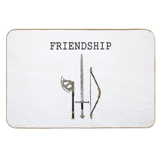 Weapons - Friendship  Eco-Friendly Bath Mat